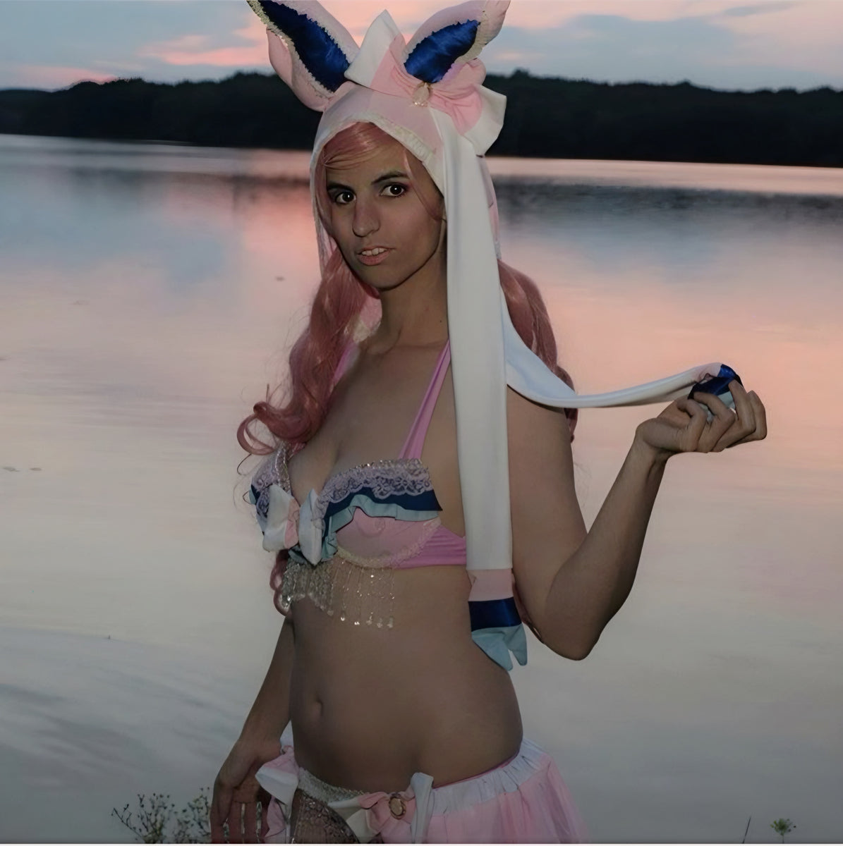 Mermaid Sylveon Costume Rave Top and Scrunchie bottom – L'Amour Le