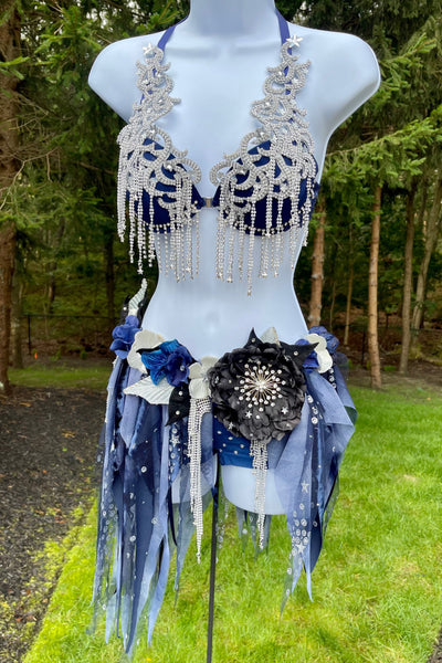 Shooting Stars Fairy Bra and Shorts Costume