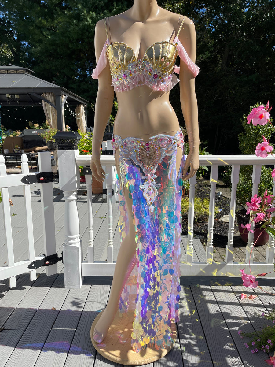 Mermaid Belly Dance Costume