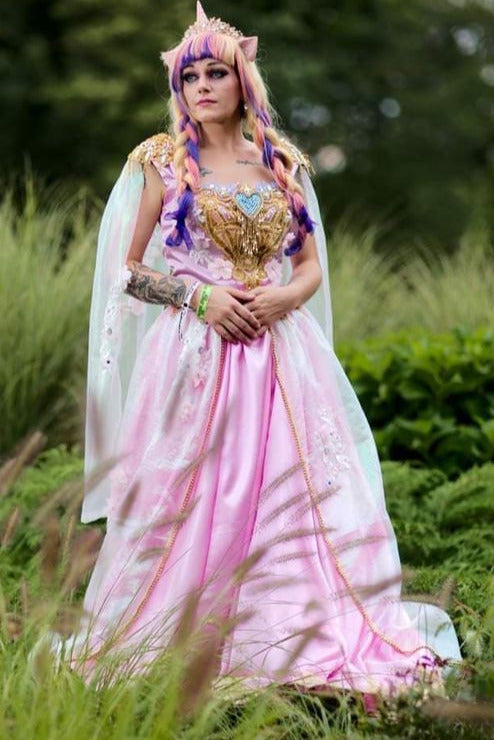 My Little Pony Princess Cadance Inspired Medieval Renaissance Ball Gown Dress Skirt with Corset Corset Only / Custom Made My Little Pony Princess Cadance Inspired Medieval Renaissance Ball Gown Dress Skirt with Corset Corset Only / Custom Made