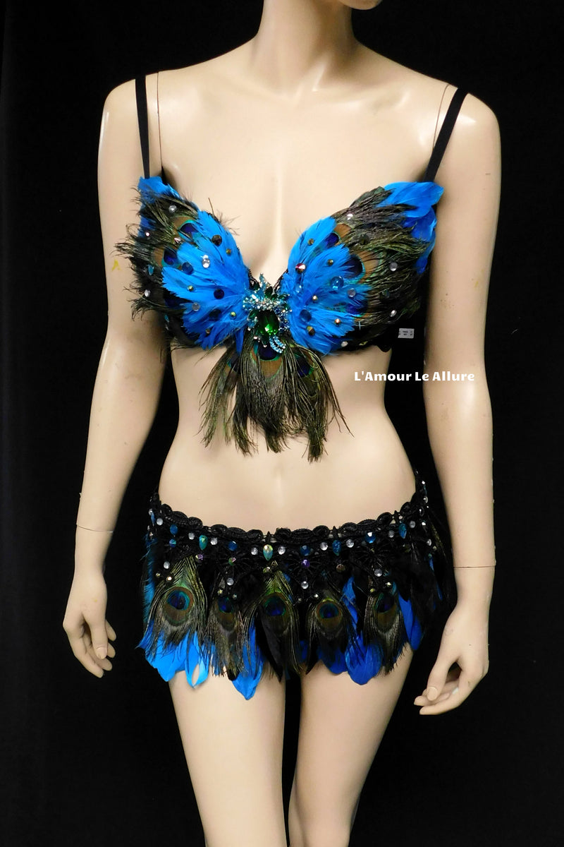 FLOAT Cleo Bra – Blue Feather