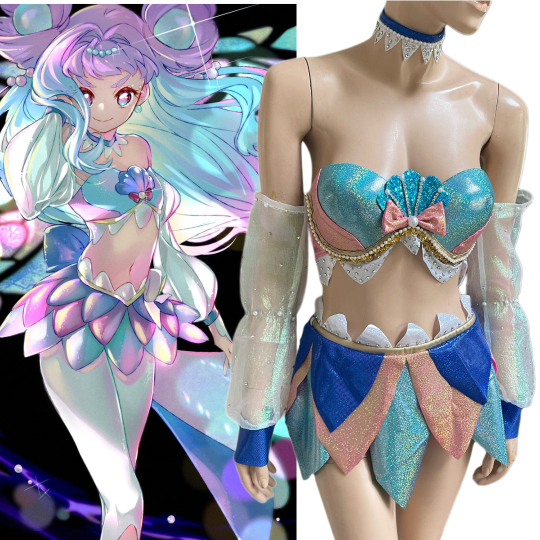 Pretty Cure Glitter Force Inspired Dance Festival Cosplay Costume Pretty Cure Glitter Force Inspired Dance Festival Cosplay Costume