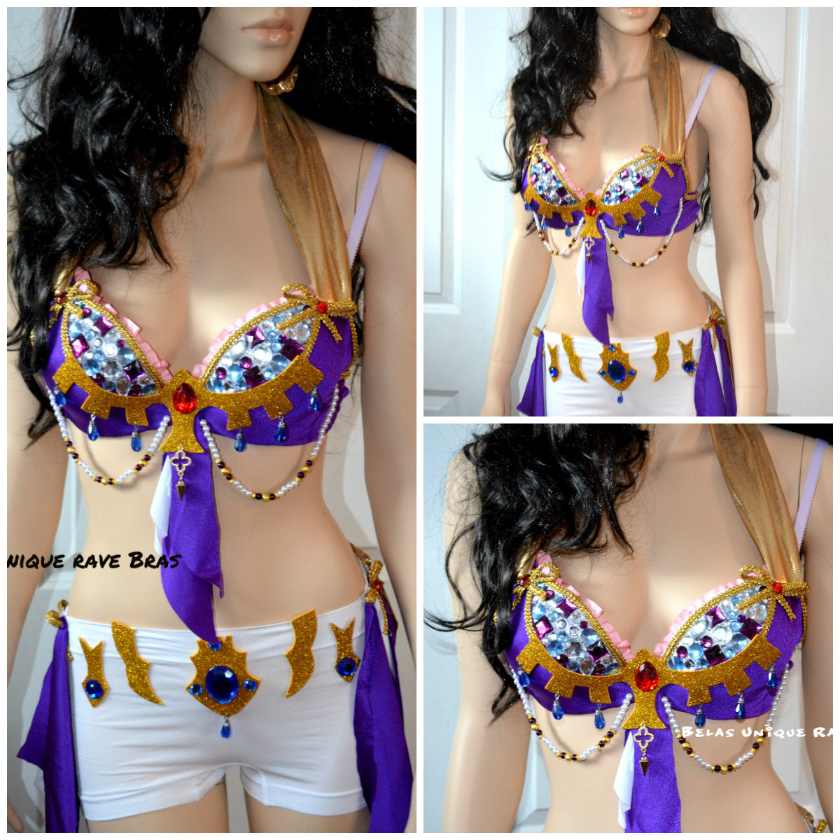 Legend of Zelda Bra and Shorts Costume Cosplay Dance Rave Halloween –  L'Amour Le Allure
