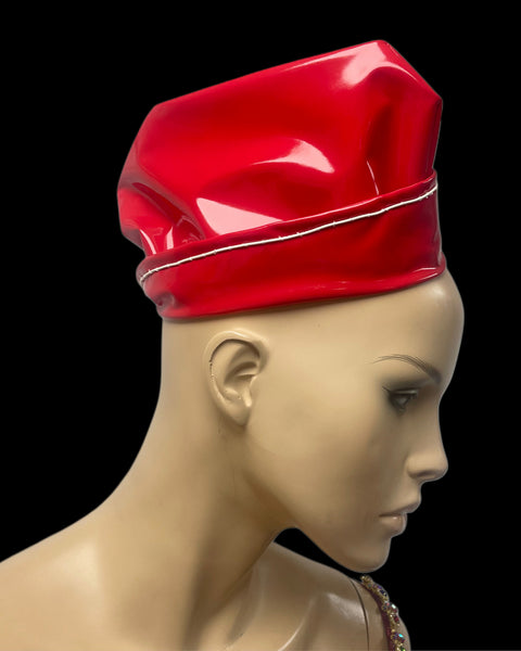 Gisele B Inspired - Vintage Style Vinyl Pilot Flight Hat