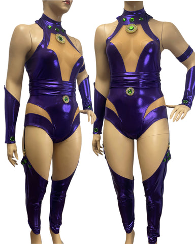 Custom Order For Solare -  Starfire Cosplay Dance Costume