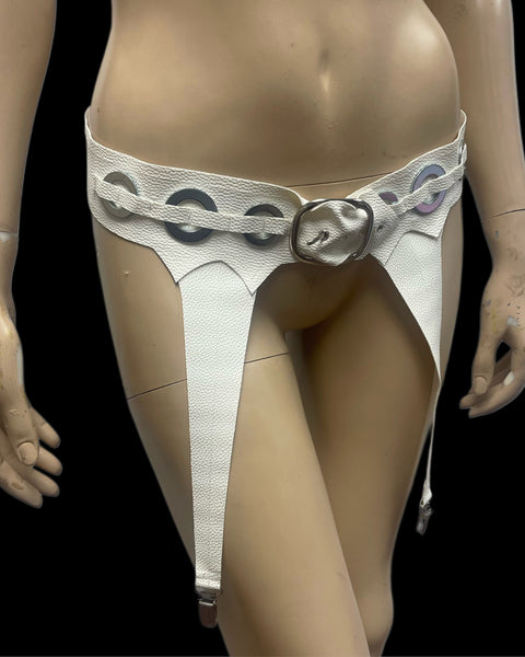 Gisele B Inspired Faux Leather Garter Belt