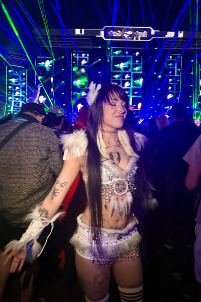 White Shield Maiden Viking Warrior Gladiator Costume