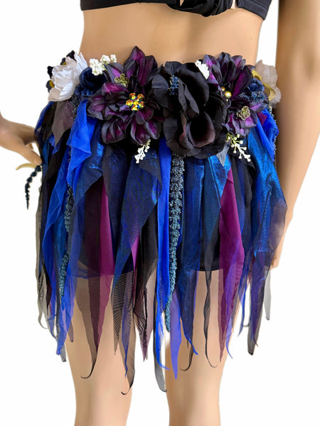 In to the Night Dark Fairy Top and Skirt Monokini Costume