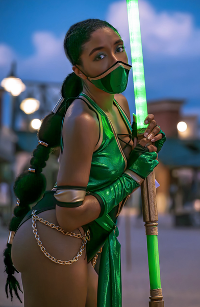 Video Game - Jade Inspired Dance Festival Cosplay Costume