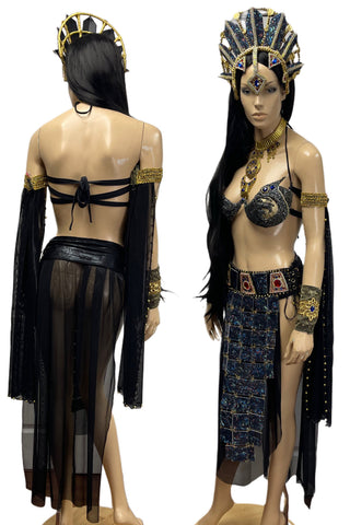 Akasha Queen of the Damned Inspired Dance Festival Cosplay Costume