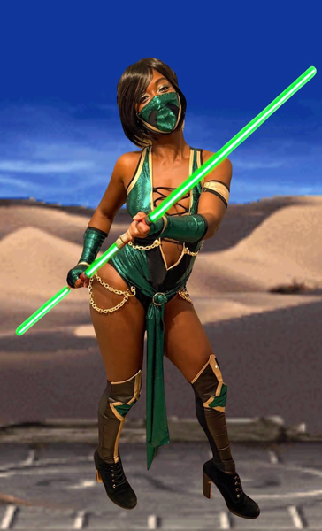 Video Game - Jade Inspired Dance Festival Cosplay Costume