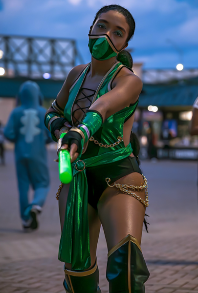 Video Game - Jade Inspired Dance Festival Cosplay Costume