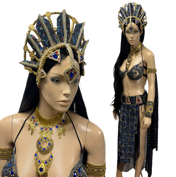 Akasha Queen of the Damned Inspired Dance Festival Cosplay Costume