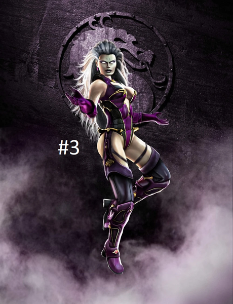 Preorder Costume - Video Game - Mortal Combat Character - Sindel