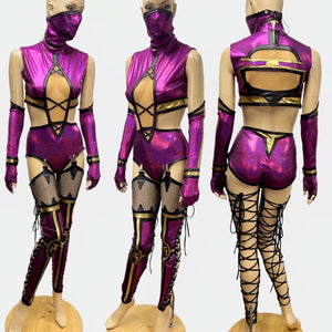 Video Game - Mileena Inspired Dance Festival Cosplay Costume