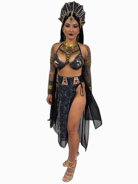 Akasha Queen of the Damned Inspired Dance Festival Cosplay Costume