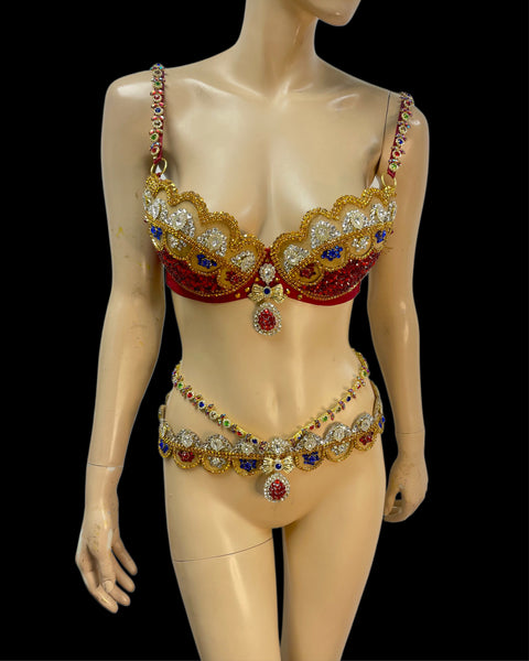 V Secret Candice S 2013 Diamond Inspired Bra set Costume
