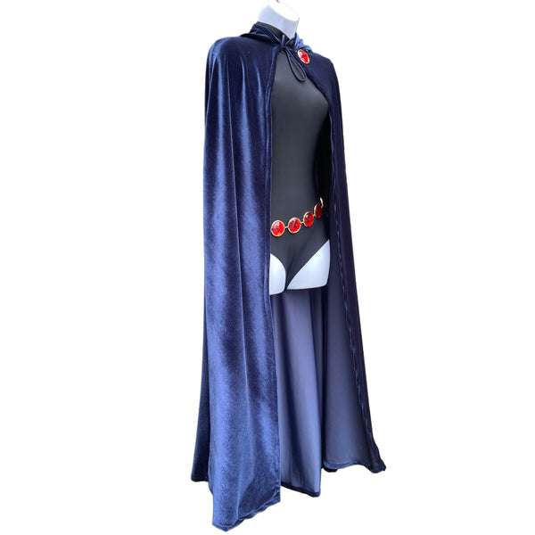 Raven - Teen Titan Inspired Dance Festival Cosplay Costume Bodysuit and Cape