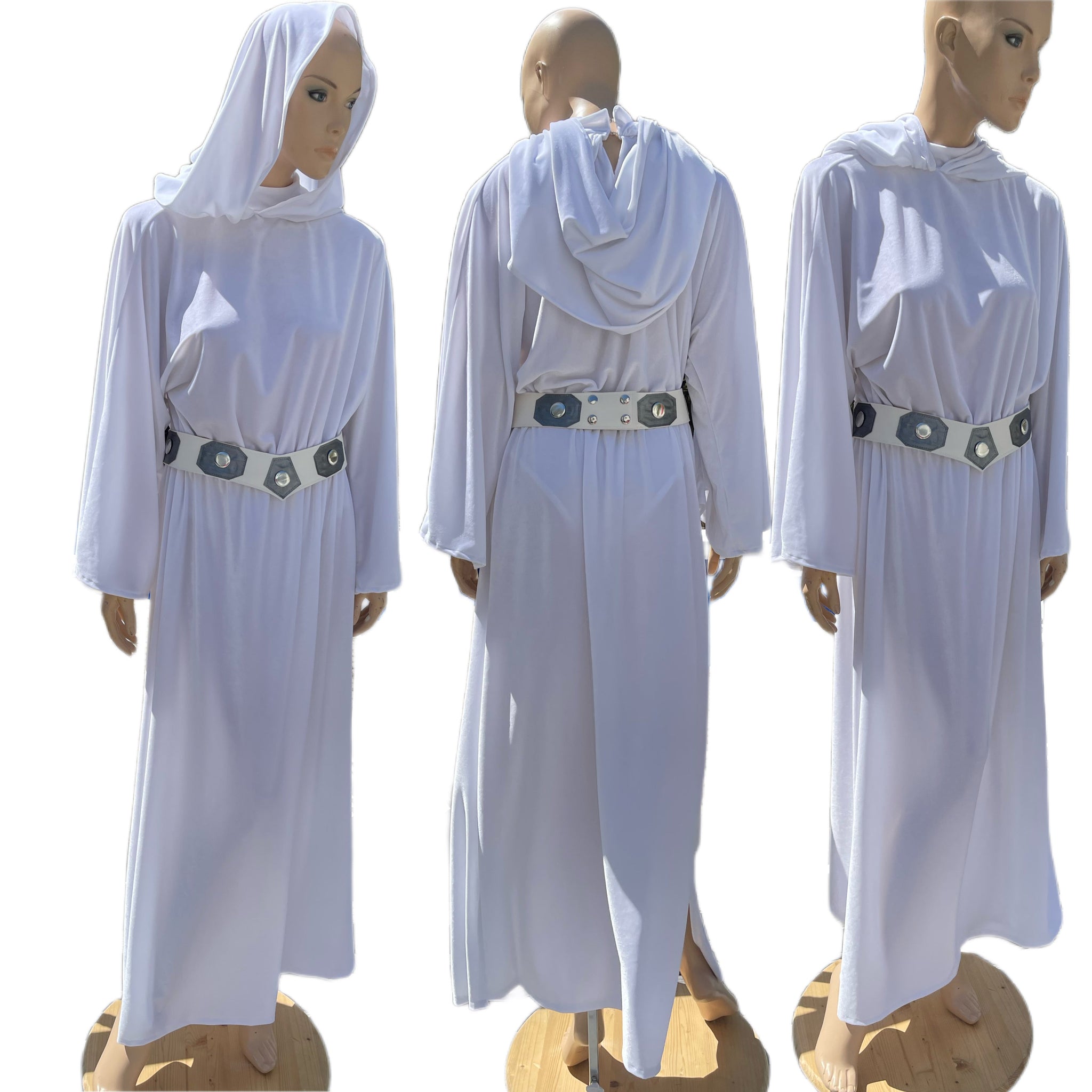 Ready to Ship Small/Medium - Princess Leia Cosplay Costume Robe in Velvet with Belt