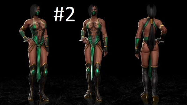 Preorder Costume - Video Game - Mortal Combat Character - Jade