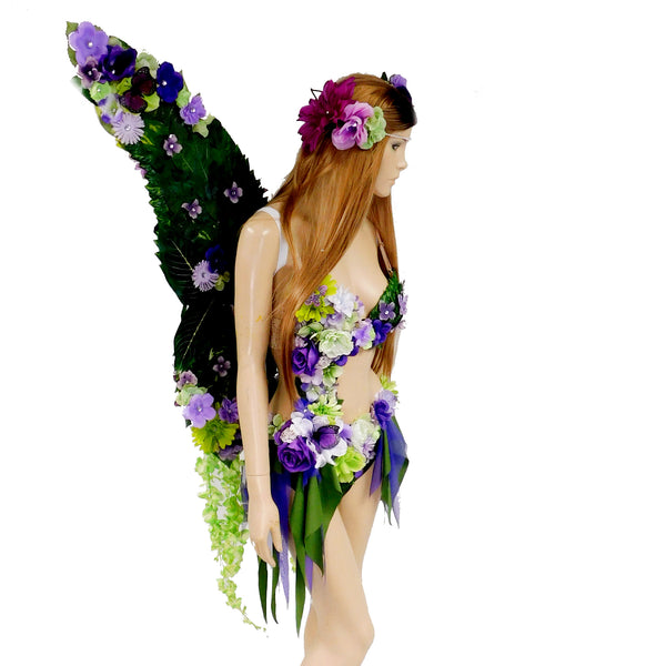Large Purple Lavender Spring Fairy Wings ONLY