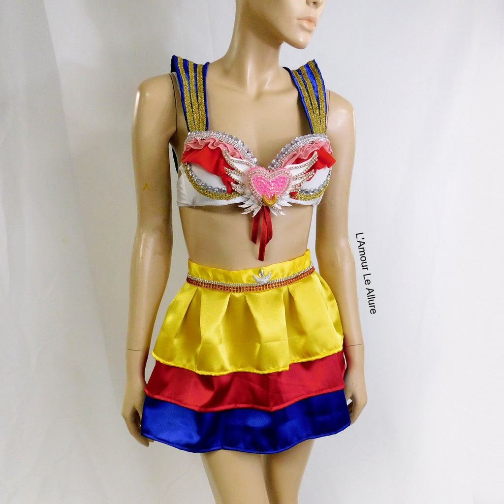 Eternal Sailor Moon Cosplay Dance Costume Rave Bra Halloween – L'Amour Le  Allure