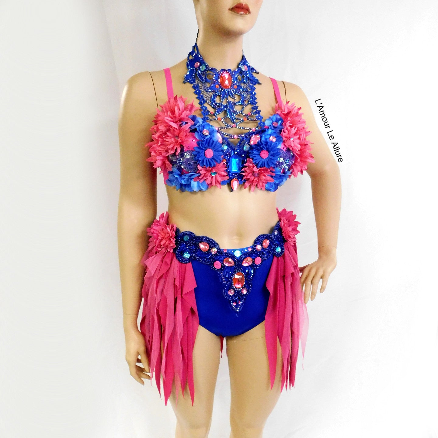 Neon Glam Garden Fairy Bra and Shorts Costume – L'Amour Le Allure