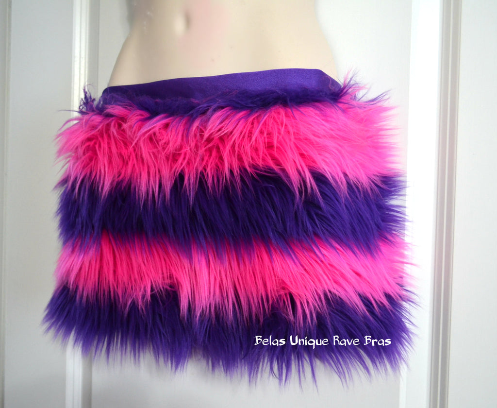 Faux Fur Fabric (Cheshire Hot Pink Purple) -  shop
