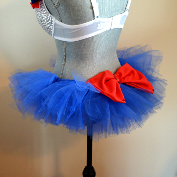 Sailor Moon Cosplay Rave Bra and TuTu Bustle Halloween Dance Costume