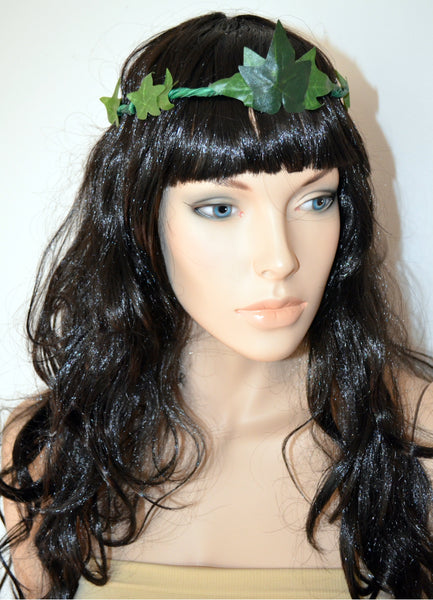 Poison Ivy Rhinestone Crown Headdress Costume Rave Cosplay