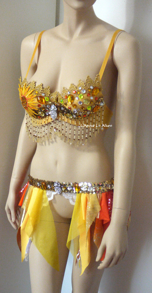 Mardi Gras rave bra/ halloween costume by OriannaMdesigns on , $65.00