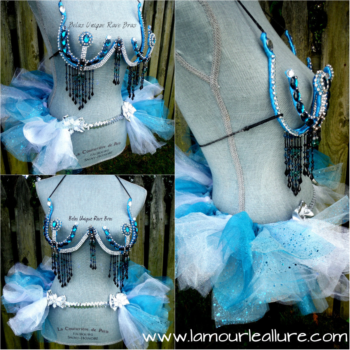 Elsa Carnival samba Dance Costume Rave Top Tutu Bustle Halloween Burlesque Show Girl