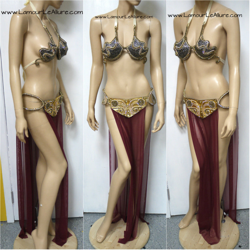 Princess Leia Inspired Diamond Samba carnival Dance Festival Cosplay c L'Amour Le Allure Princess Leia Inspired Diamond Samba carnival Dance Festival Cosplay c L'Amour Le Allure