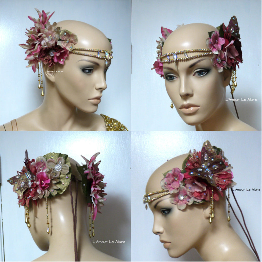 Golden Spring Fairy Goddess Flower Crown Halloween Costume Headband He –  L'Amour Le Allure