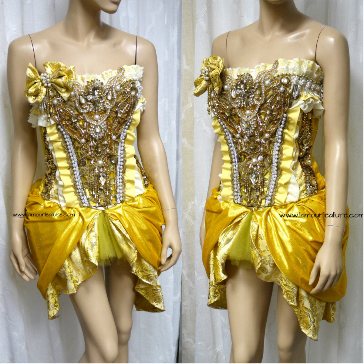 Disney Beauty and the Beast Princess Belle Corset and Skirt Costume