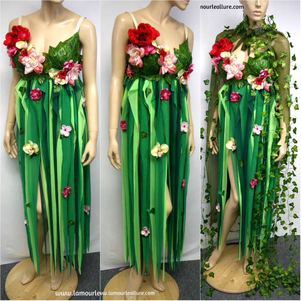 Mother Nature TE Fiti Inspired Costume Dress Cosplay Halloween Custom Dress Only / Knee Length Dress Mother Nature TE Fiti Inspired Costume Dress Cosplay Halloween Custom Dress Only / Knee Length Dress