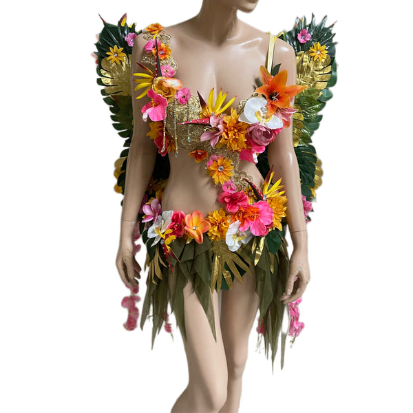 Bird of Paradise Tropical Fairy with Wings
