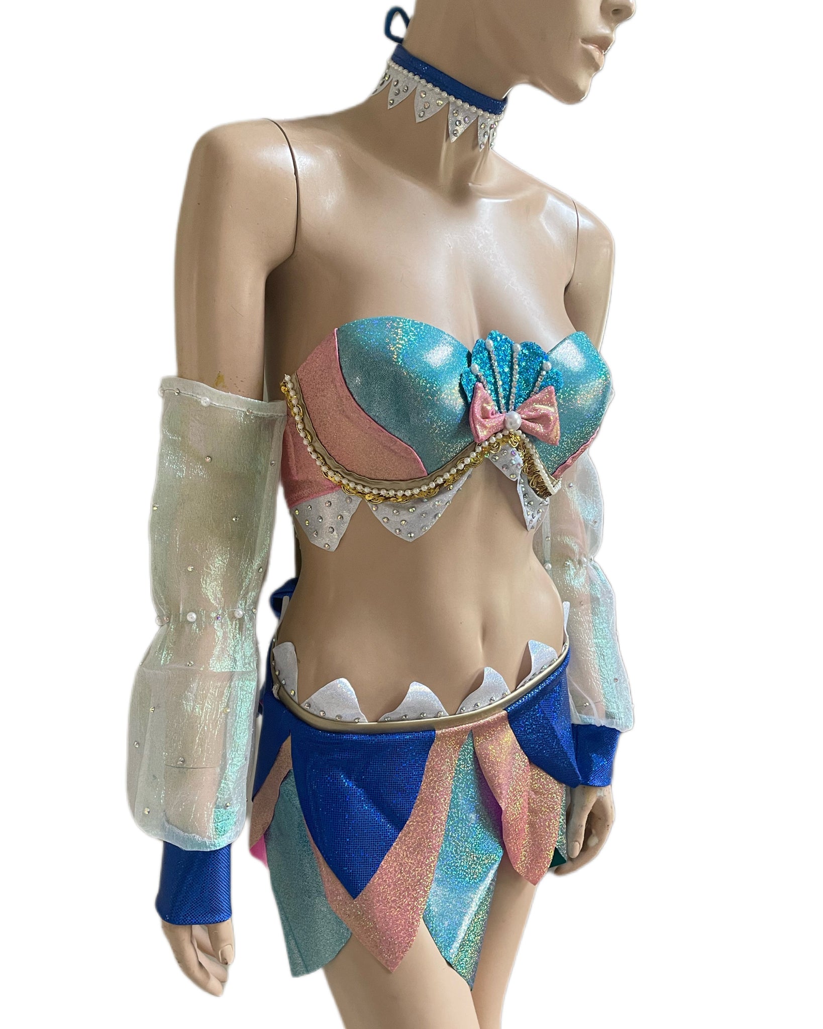 glitter cure dress up Smile PreCure! Glitter Force Hoshizora Miyuki Cure Happy Dress Cosplay Costume #