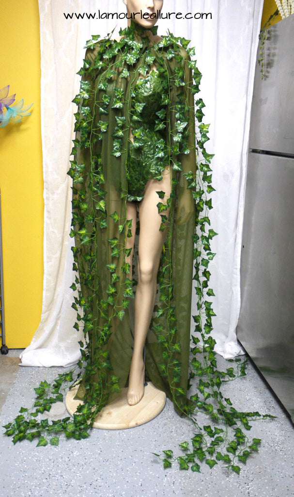 Mother Earth Poison Ivy Cape Rave Wear Cosplay Halloween – L'Amour Le Allure