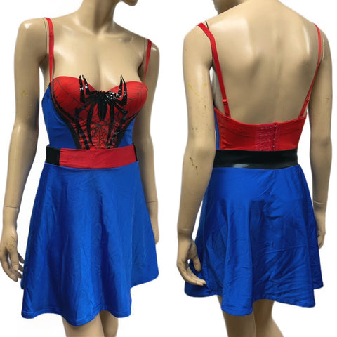 Spider Man 2 Piece Dress Cosplay Costume